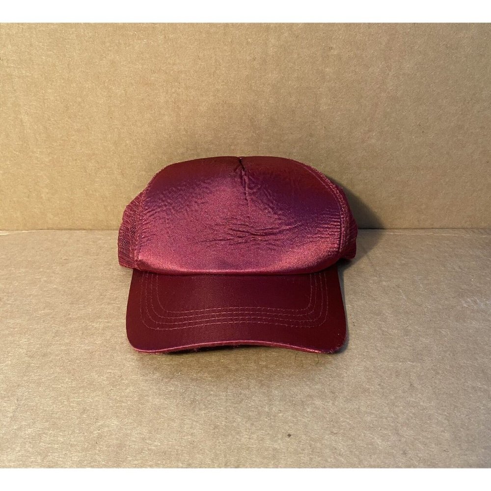 Charlotte Russe Red Mesh Foam Trucker Baseball Cap Hat One Size